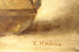 E Michon Painting Signature