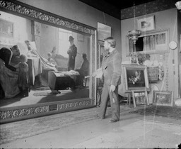 George In his studio 1895