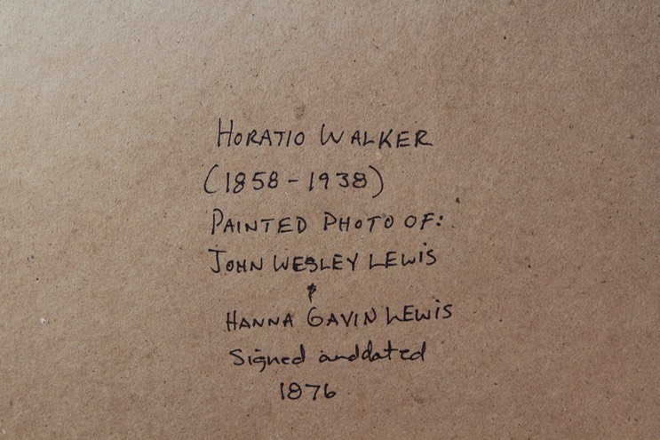 Horatio Walker Portraits Verso Write Up Final